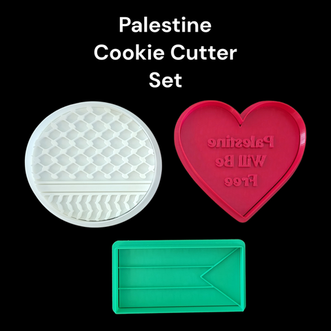 Palestine | Cookie Cutters | Keffiyeh | Flag | Heart