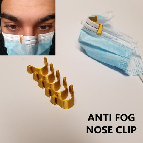 Anti Fog Nose Clips Gold Pack of 5
