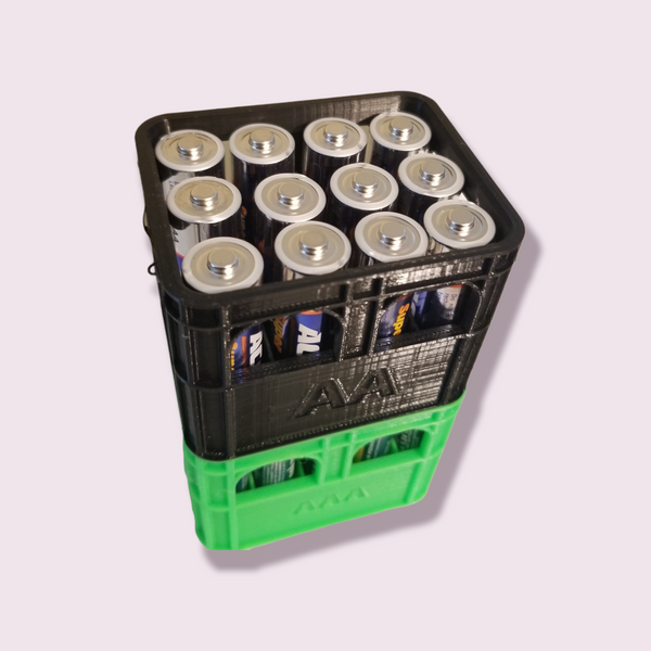 Stackable Beer Crate Battery Holder