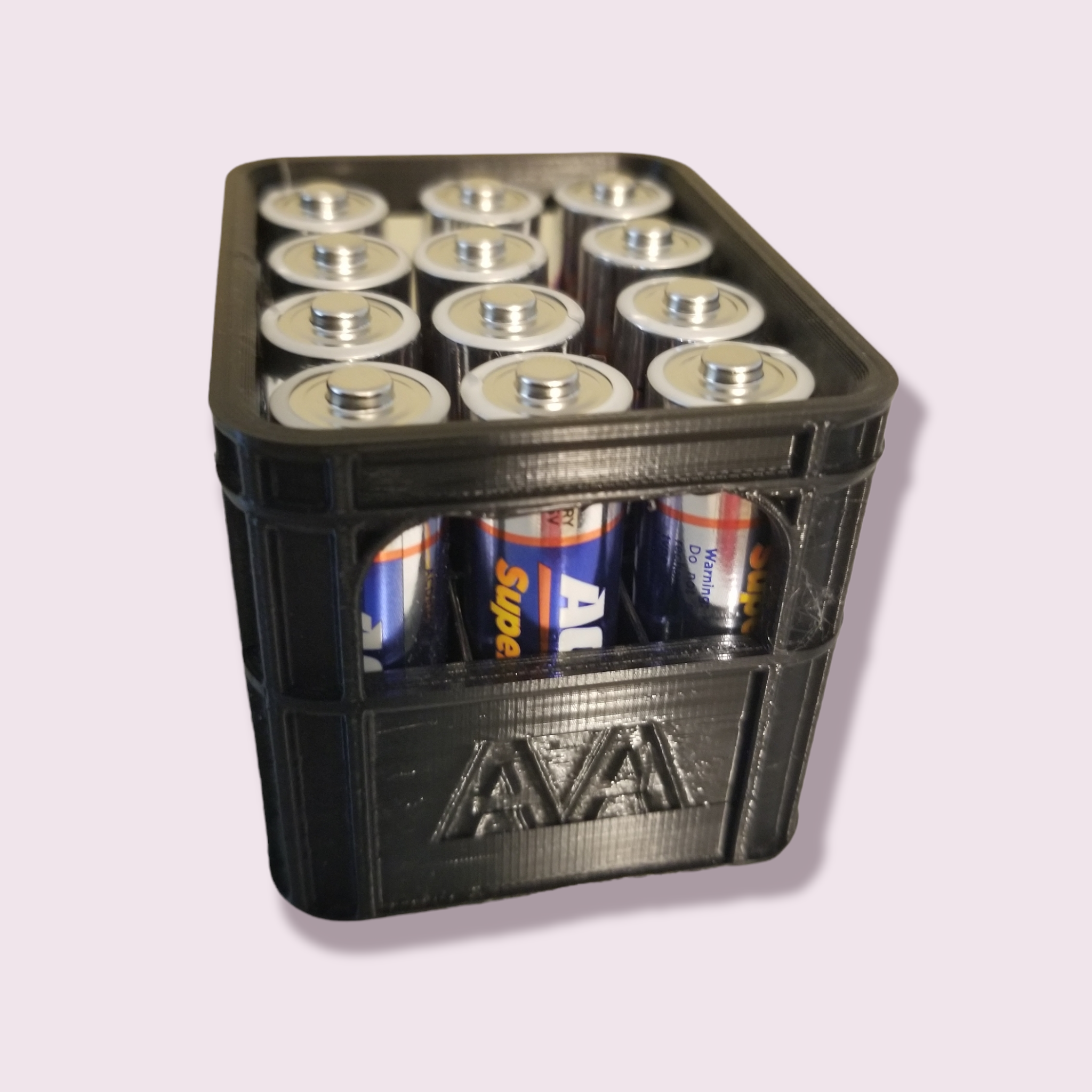 Stackable Beer Crate Battery Holder