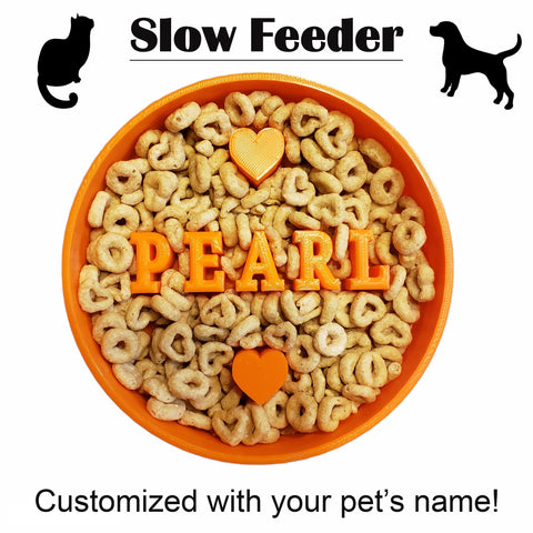 Custom Dog or Cat Slow Feeder