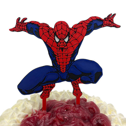 Spiderman Birthday Cake Topper