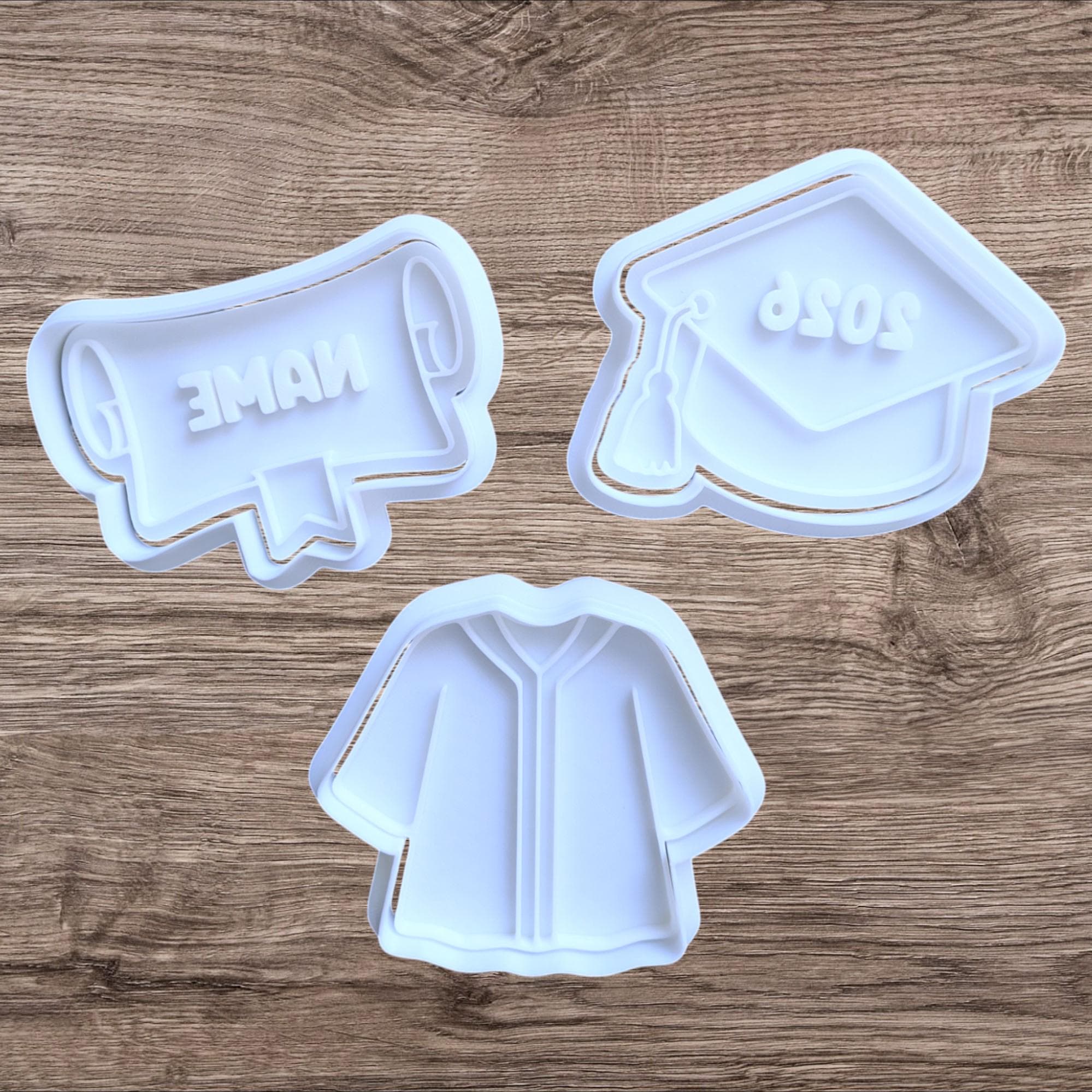 Personalized Graduation Cookie Cutters