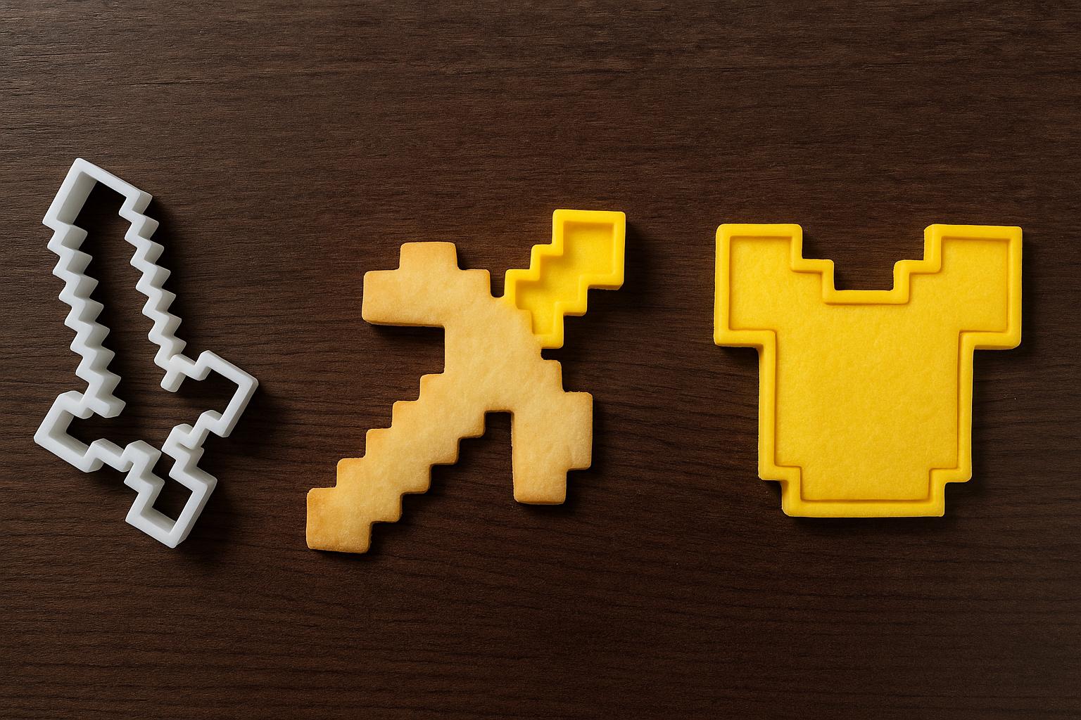 Minecraft-Inspired Cookie Cutters — photo 1