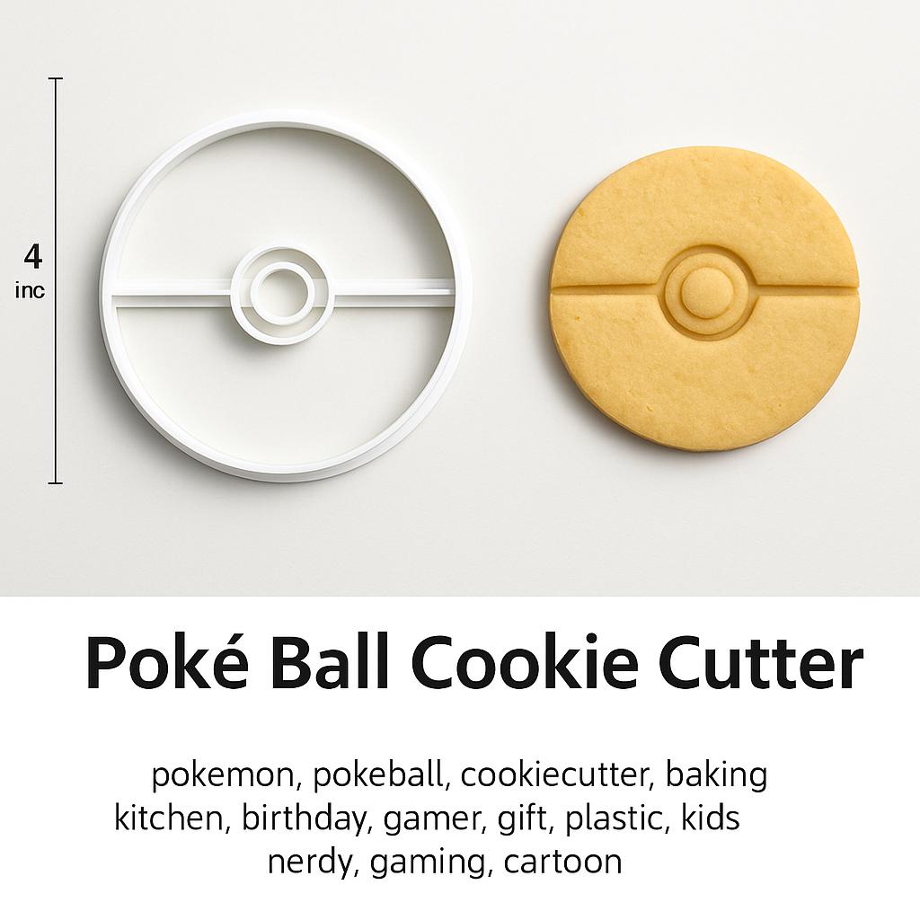 Poké Ball Cookie Cutter — photo 1