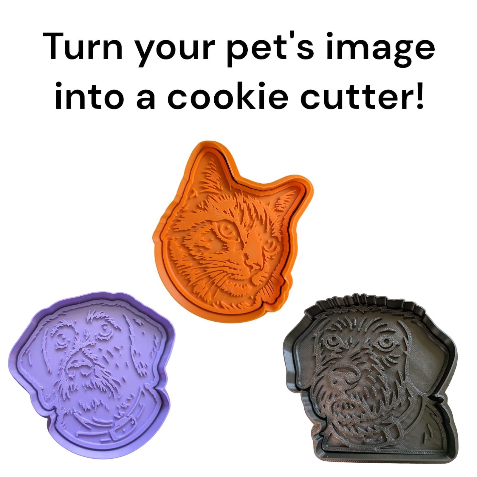 Custom Pet Cookie Cutter — Your Pet's Photo — photo 1