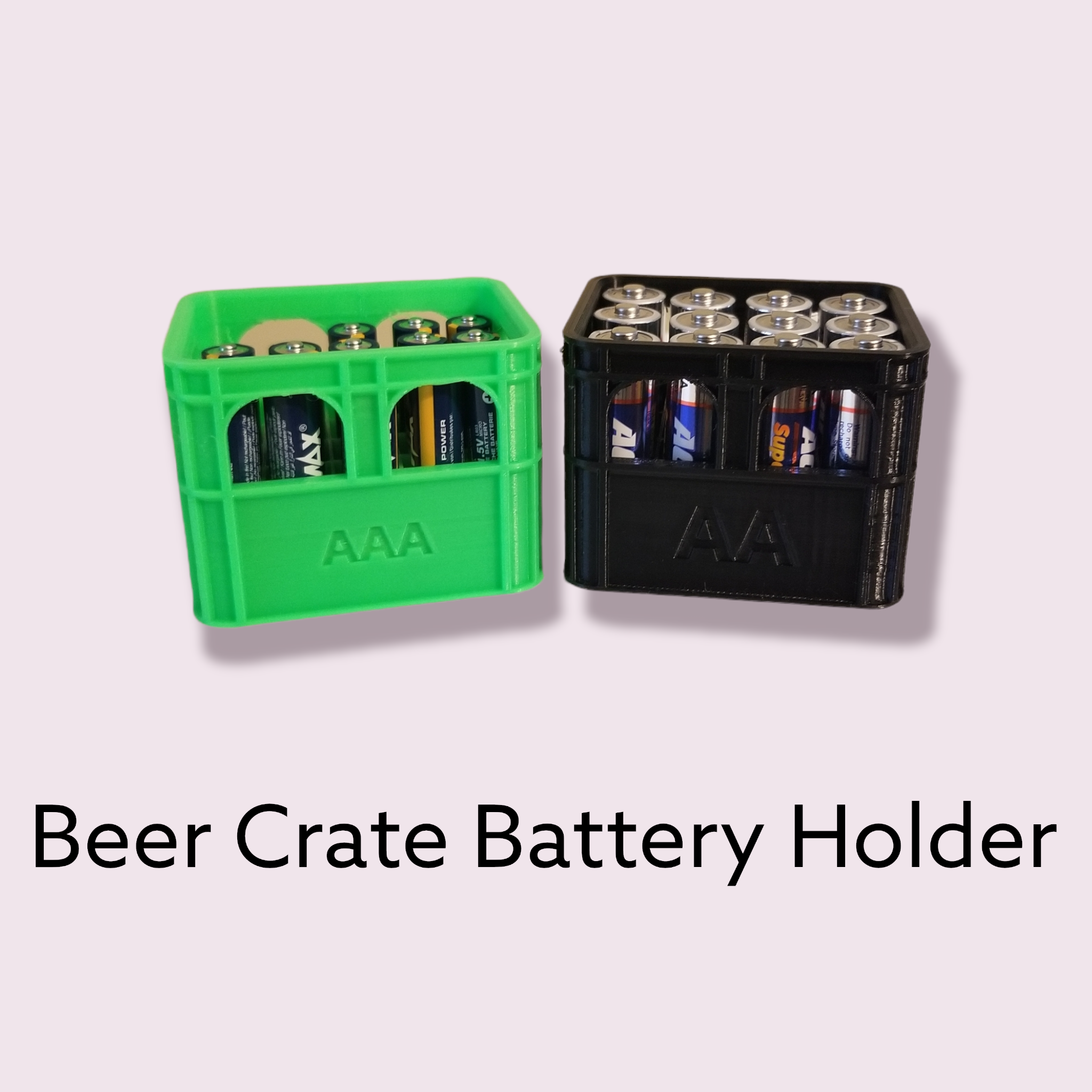 Stackable Beer Crate Battery Holder — photo 1