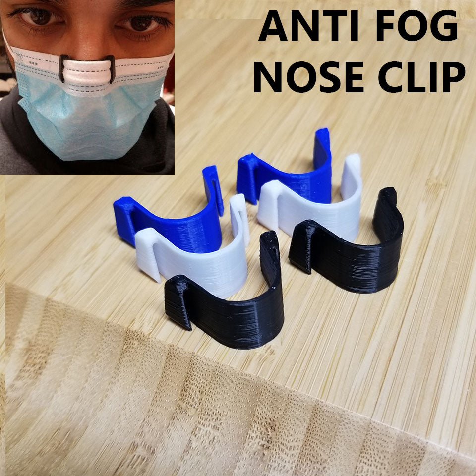 Anti-Fog Nose Clips, Blue Variety Pack of 6