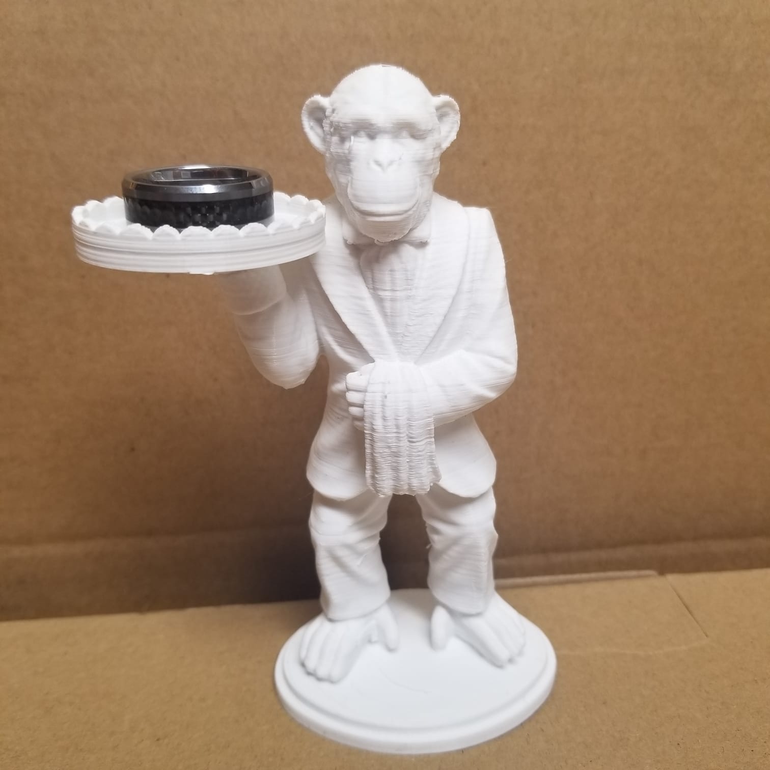 Paintable Monkey Butler Ring Holder — photo 1