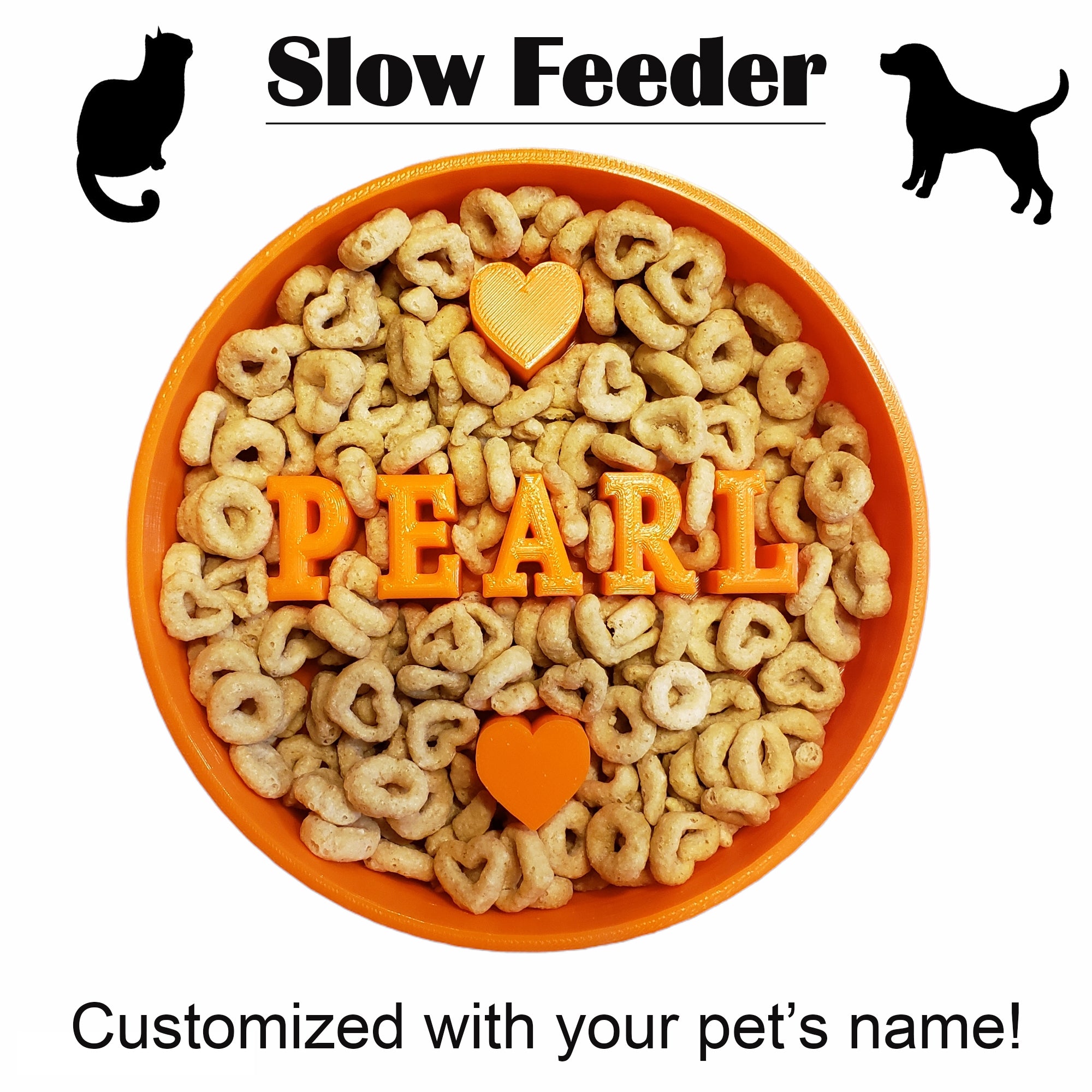 Custom Dog or Cat Slow Feeder — photo 1